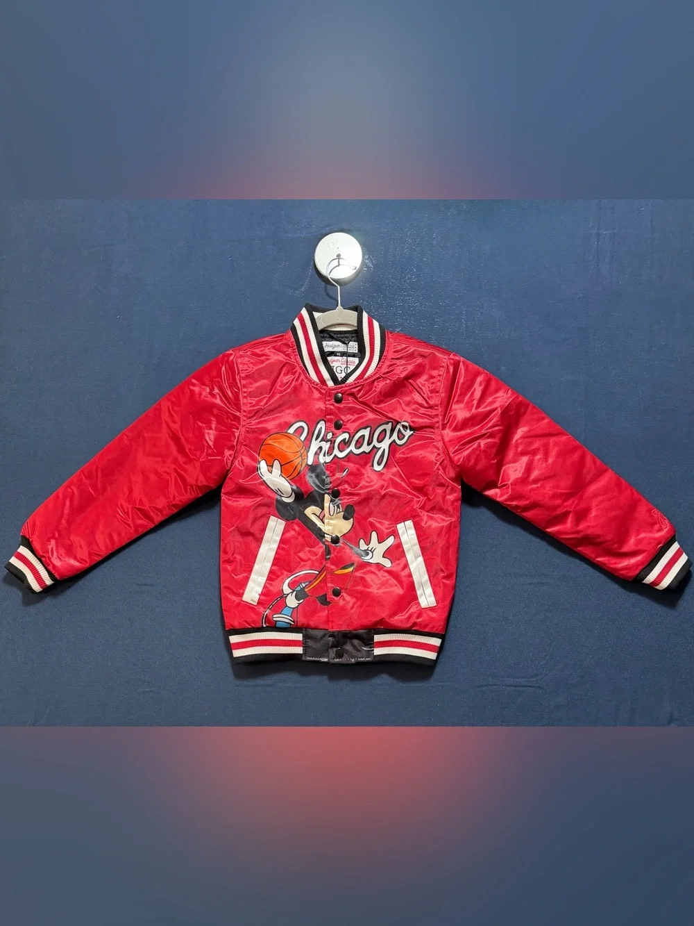 NWT Satin Size XS Headgear Classics Mickey Mouse Jacket